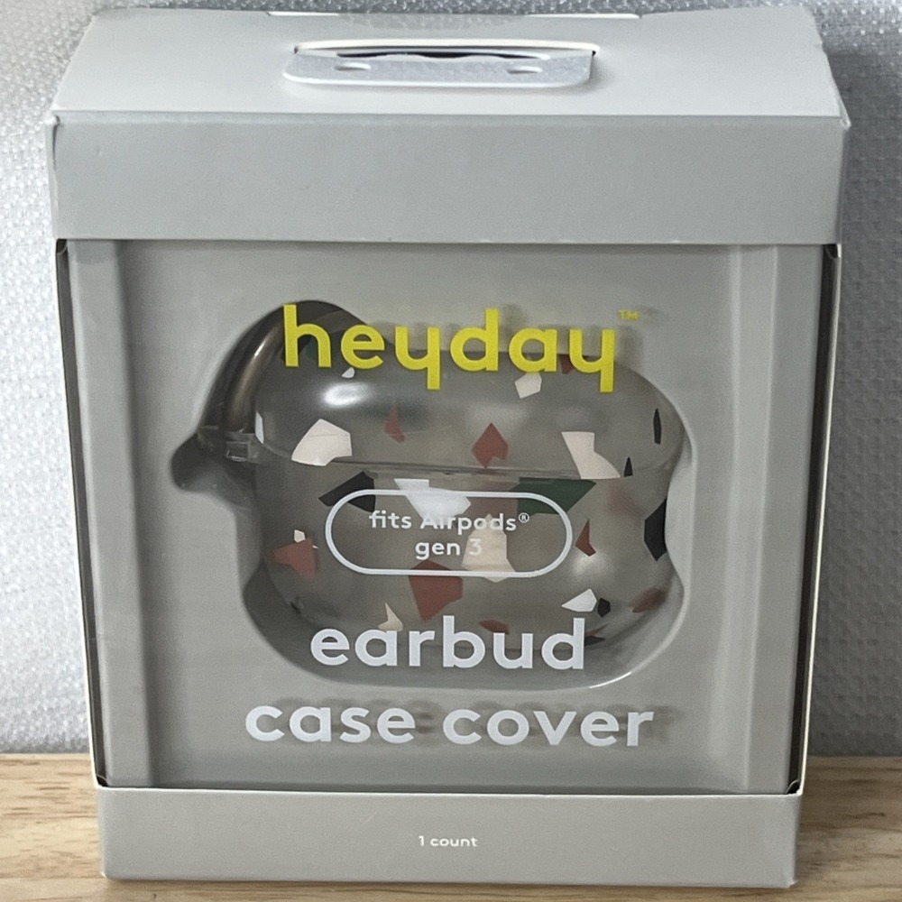 heyday Apple AirPods Gen 3 Hardshell Case with Clip - Terrazzo